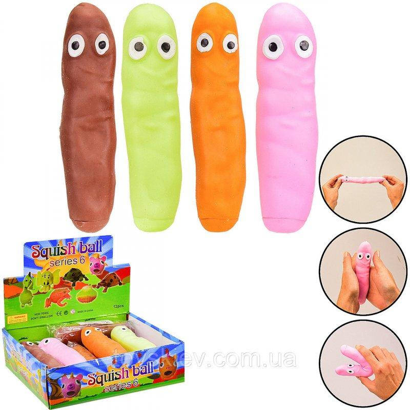 

Антистресс-тянучка червячки с песком