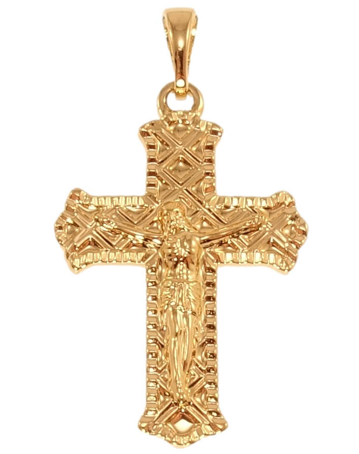 

Кулон Xuping Позолота 18K "Декоративный Крест с Распятием"