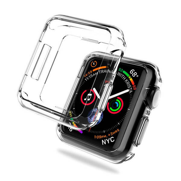 

Тонкий прозрачный TPU чехол oneLounge SilicolDots для Apple Watch SE | 6 | 5 | 4 44mm