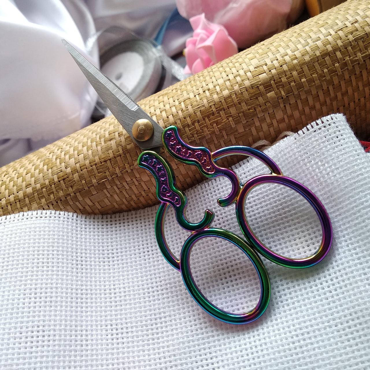 

Ножиці вінтажні "Індійські" мультиколор