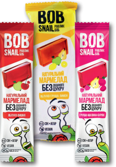 

Натуральний мармелад Bob Snail, 38г - в асортименті