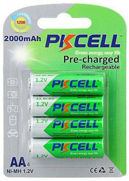 

Аккумулятор PKCELL AA 2000mAh NiMH Pre-Charged 4шт