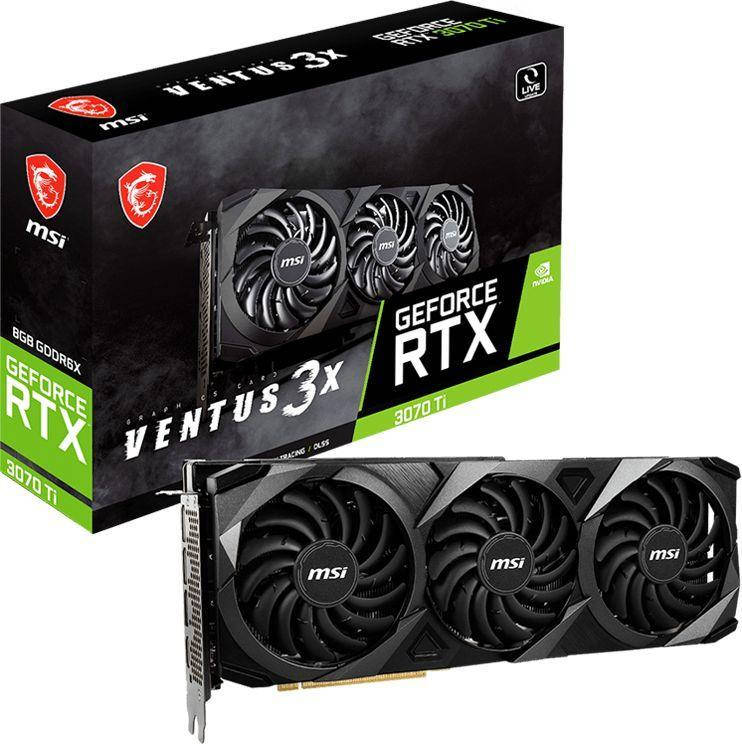 

Видеокарта MSI GeForce RTX 3070 Ti Ventus 3X OC 8GB