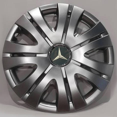 

Колпаки Mercedes-Benz R16 серебро - (SJS ke1420) - комплект (4 шт.)