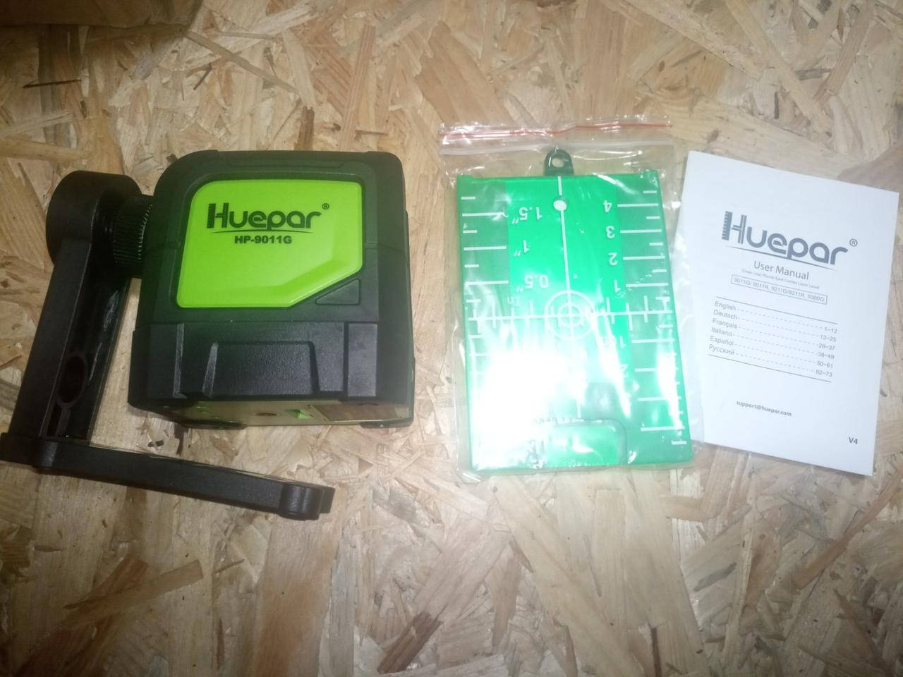 

Лазерный уровень нивелир Huepar HP-9011 зеленые и красные лучи