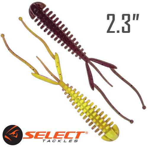

Toxic 2.3" (58 мм.) 6 шт. Силикон Select col. 201