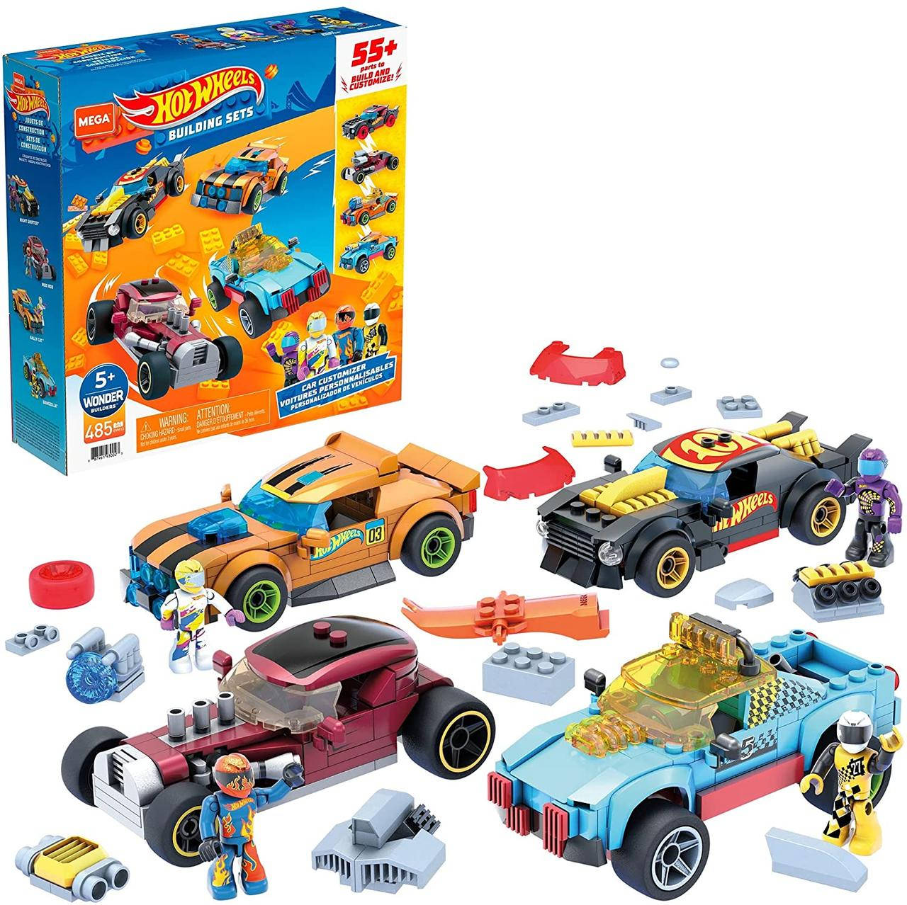 

Конструктор Хот Вилс Большие гонки Mega Construx Hot Wheels Car Customizer GVM13