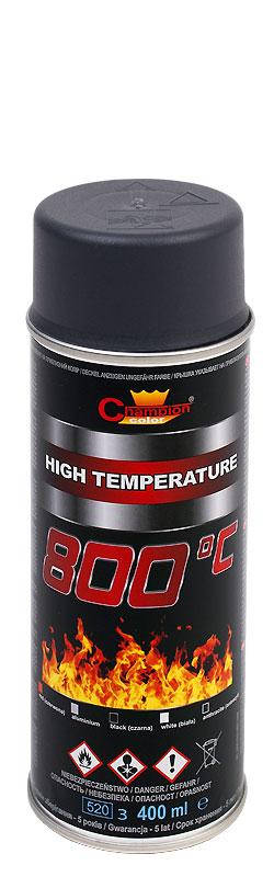 

Термостойкая эмаль Champion HEAT-RESISTANT ENAMELS, 400 мл Темно-серый