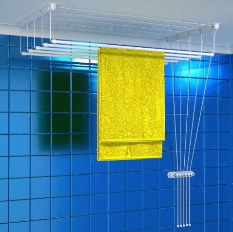 

Сушилка для белья потолочная 180см LAUNDRY, Белый