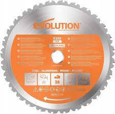 

Диски EVOLUTION 255х25,4 універсал,метал,пластик,дерево,нові
