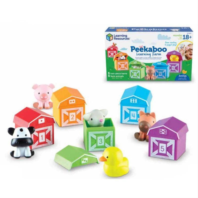 

Обучающий набор "Прятки с животными на ферме" Learning Resources, Разные цвета