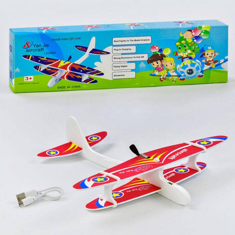 

Самолёт с электромотором USB кабель, 4 цвета
