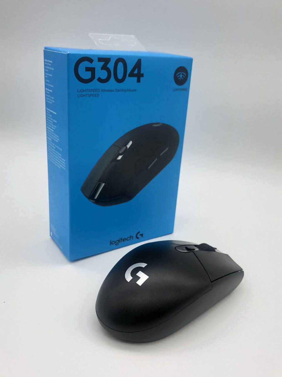 

Мышь беспроводная Logitech G304, мышка на батарейках, компьютерная игровая мышь, Черный