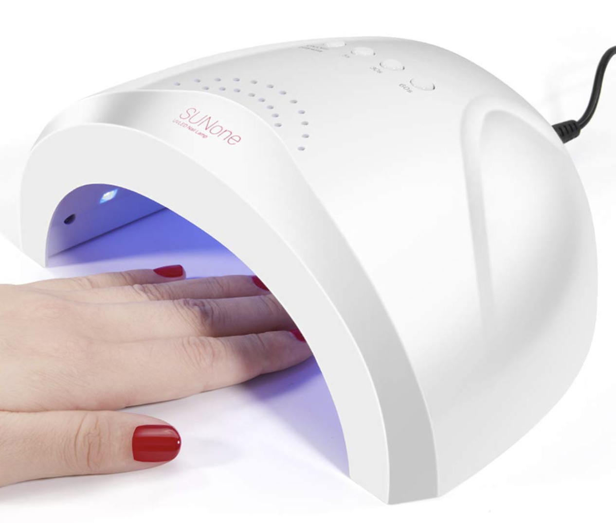 

Лампа для ногтей и шеллака SUN One 1 UV+LED 48 Вт, Красная Белый