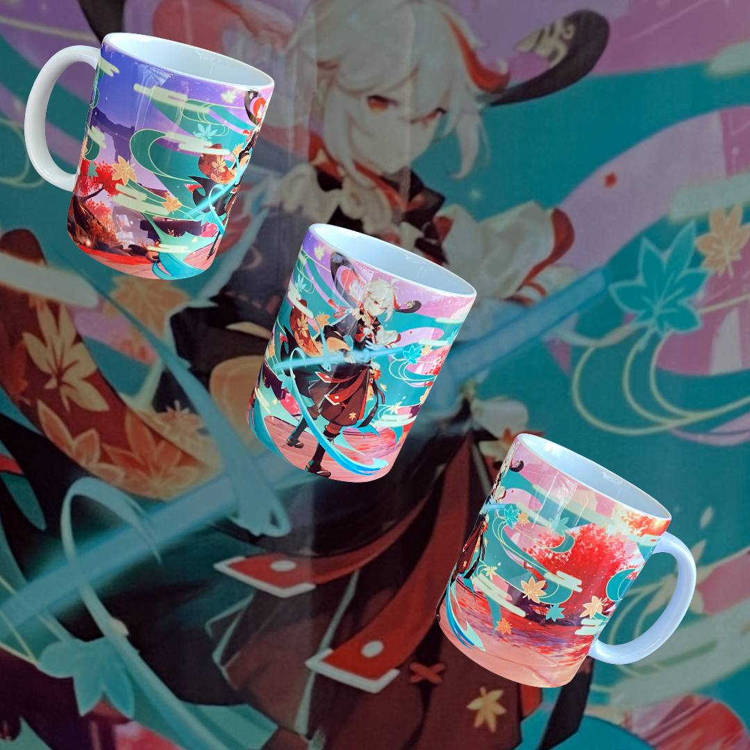 

● Детская чашка - Геншин Импакт / Genshin Impact - Кадзуха ●, Разные цвета