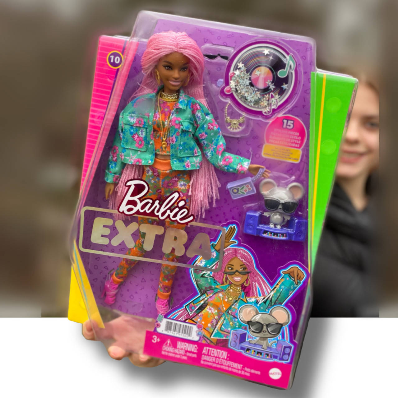 

Кукла Barbie Extra с розовыми дредами Оригинал (GXF09)