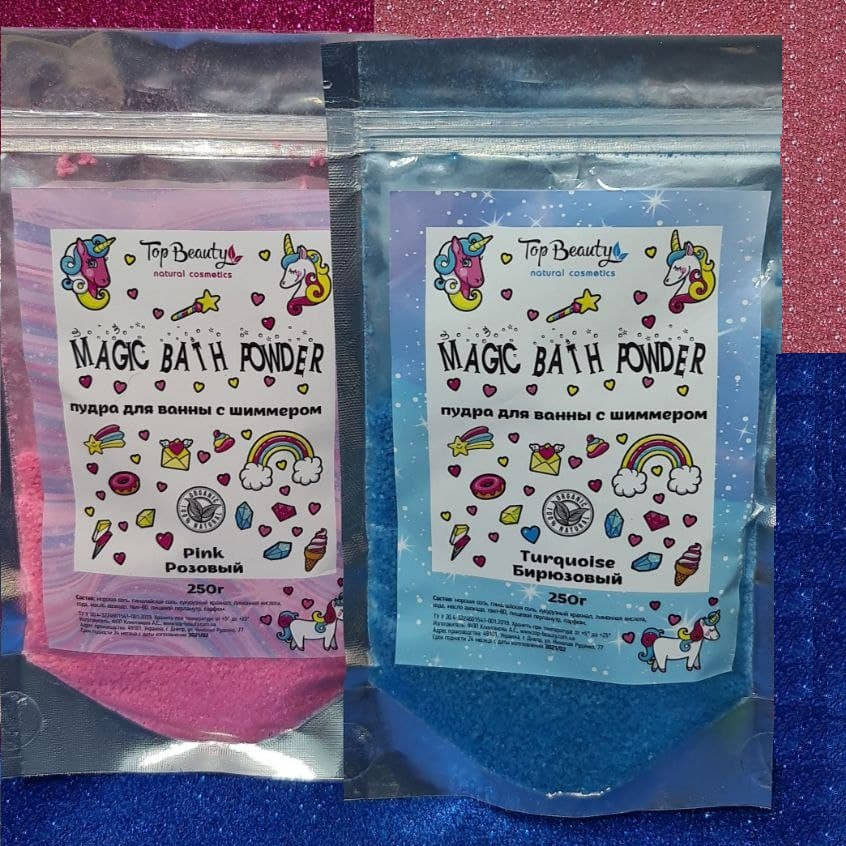 

Пудра для ванны с шиммером Top Beauty Magic Bath Powder 250 г