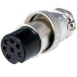 

Разъем GX16 MIC 327 F крепление на кабель 7pin