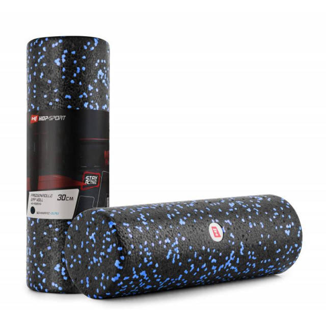 

Роллер массажер заполненый Hop-Sport HS-P030SYG EPP 30 см blue синий, для йоги, фитнеса, кроссфита,