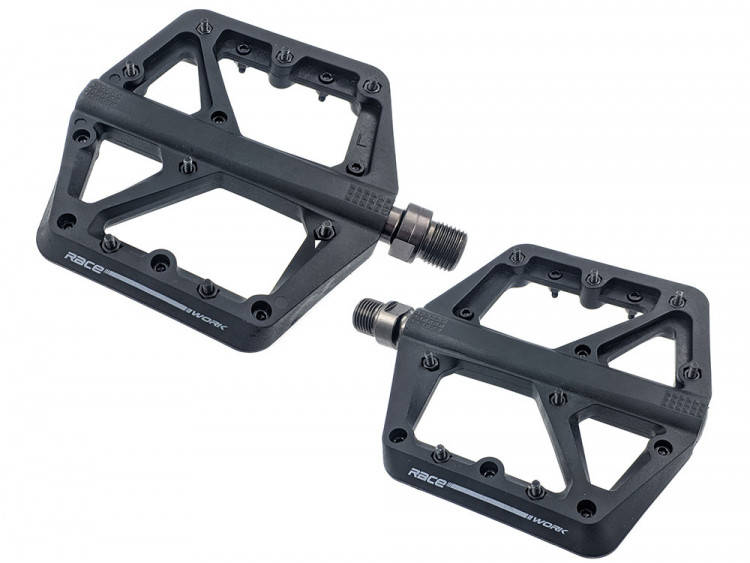 

Педали велосипеда RaceWork Composite Black промподшипники
