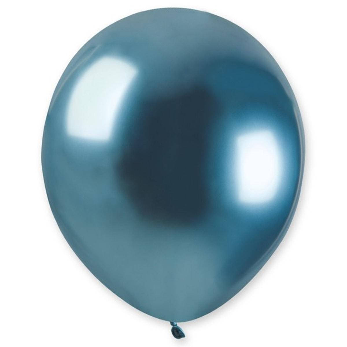 

Латексный шар 5"(13см) Хром синий (shiny blue), GEMAR (Италия)