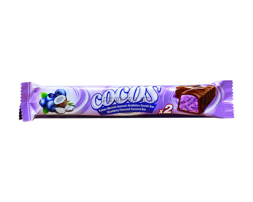 

Батончик с кокосово-черничной начинкой Elvan COCOS BLUEBERRY, 48 г