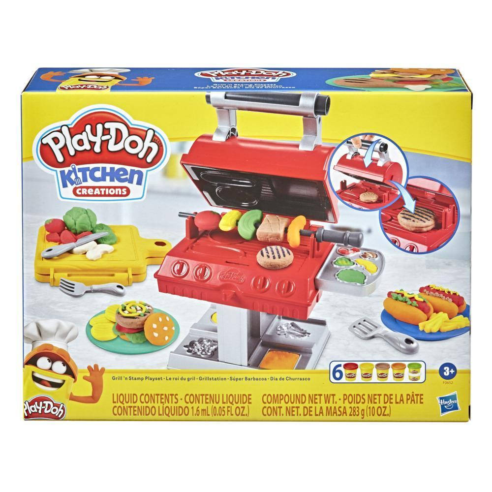 

Игровой набор Hasbro Play-Doh Гриль F0652, Разные цвета