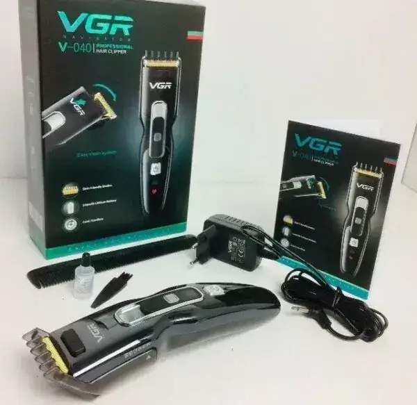 

Машинка для стрижки волос триммер VGR аккумуляторная V040