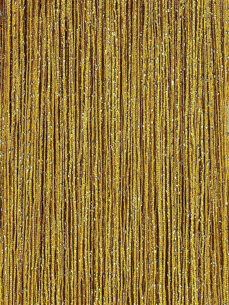 

Шторы нити с люрексом Дождь №16- Золотой, Золотистый