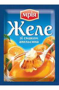 

Желе апельсиновое на желатине 90г ТМ "Мрія"