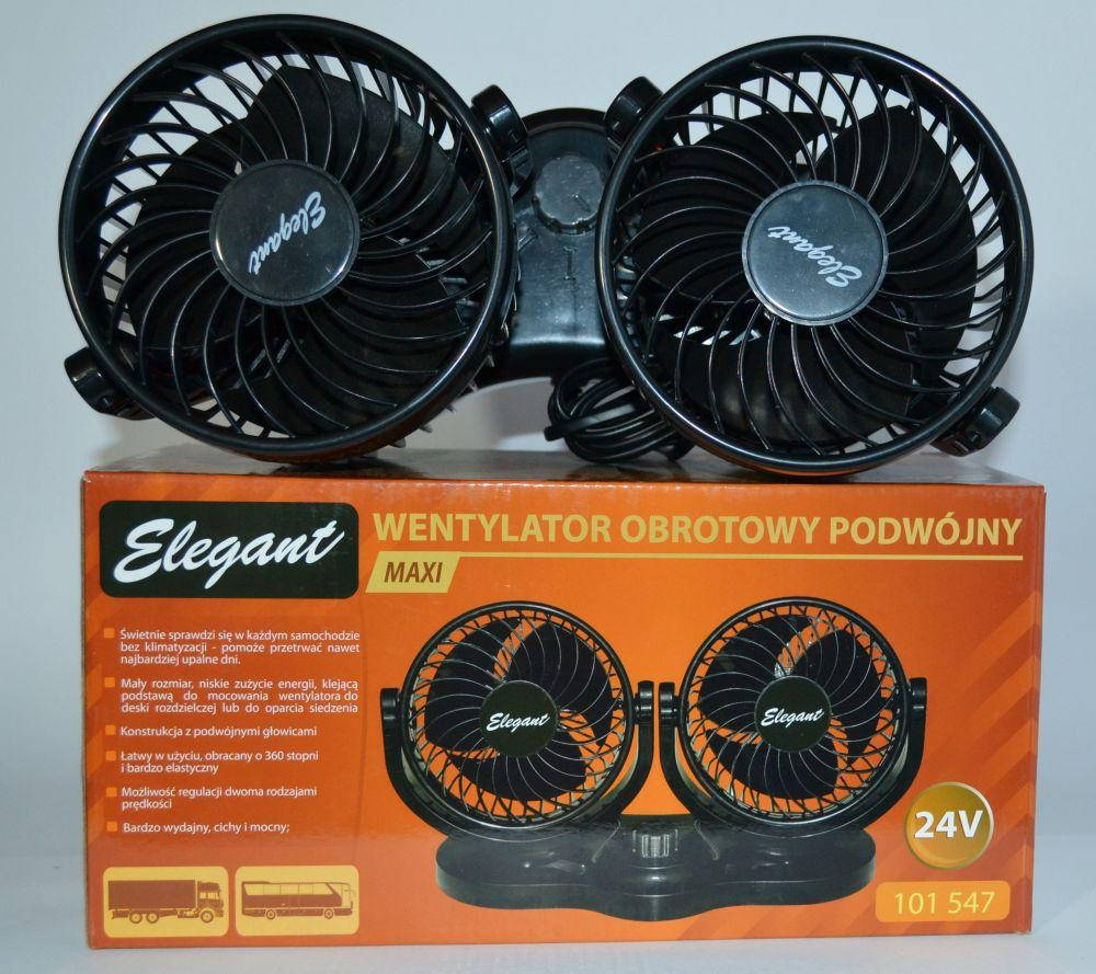 

Вентилятор 24V 5" Elegant 101 547 Двойной