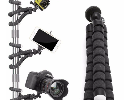 

Мини-штатив "Осьминог" PULUZ трипод для мобильного телефона, Черный