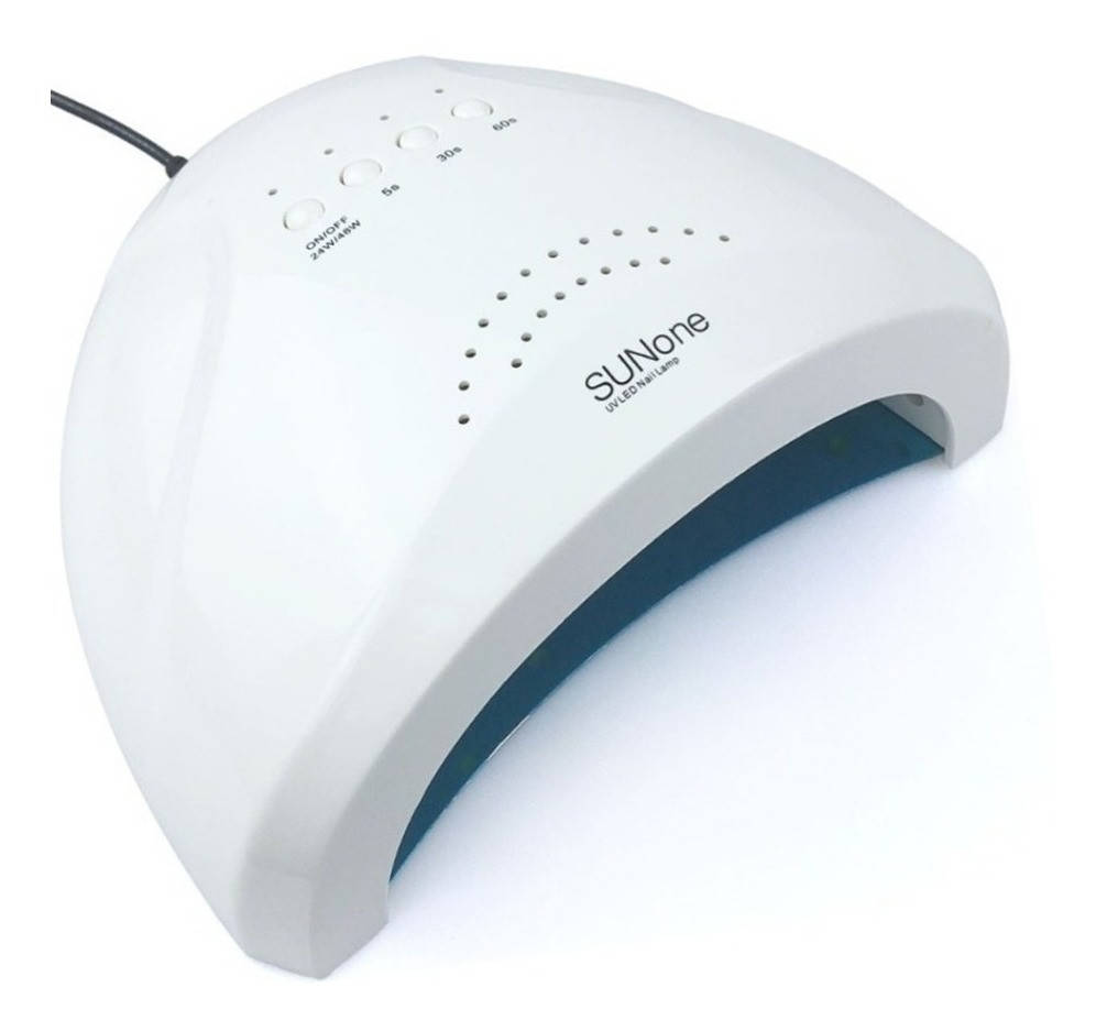 

Гибридная лампа для маникюра SUN ONE 48W led UV, Белый