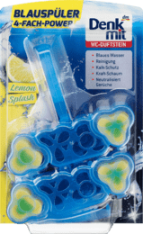 

Чистящий блок для туалета Denkmit WC-Reiniger Duftstein Blauspüler Lemon Splash, 2 St