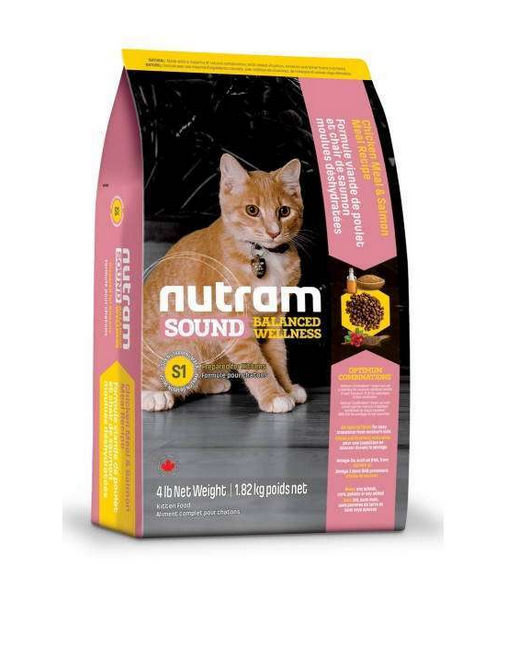 

S1 Nutram Sound 340 г корм холистик для котят