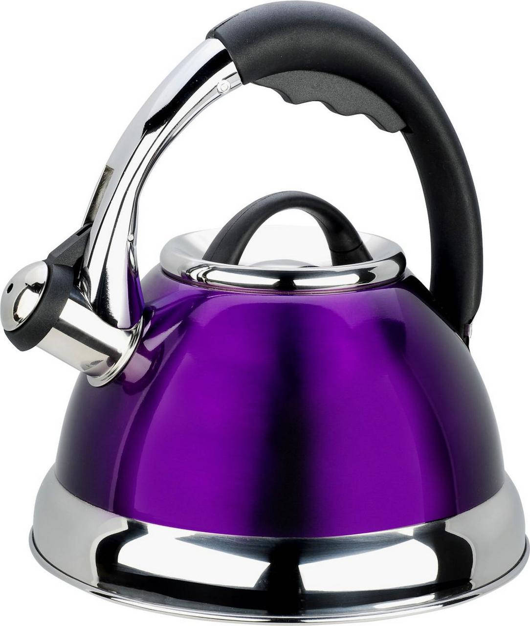 

Чайник со свистком Calve СL-1463-Ф (Фиолетовый), 2,6л.