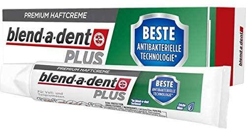

Фиксирующий крем Blend-a-dent Plus Beste antibakterielle technologie Premium-Haftcreme для зубных протезов 40g