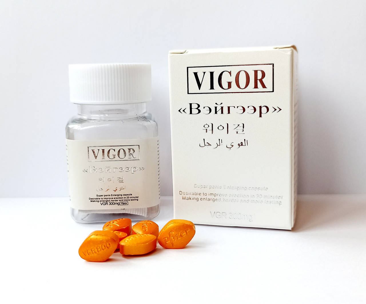 

Таблетки для повышения потенции ВИГОР VIGOR 300 ВЭЙГЭЭР