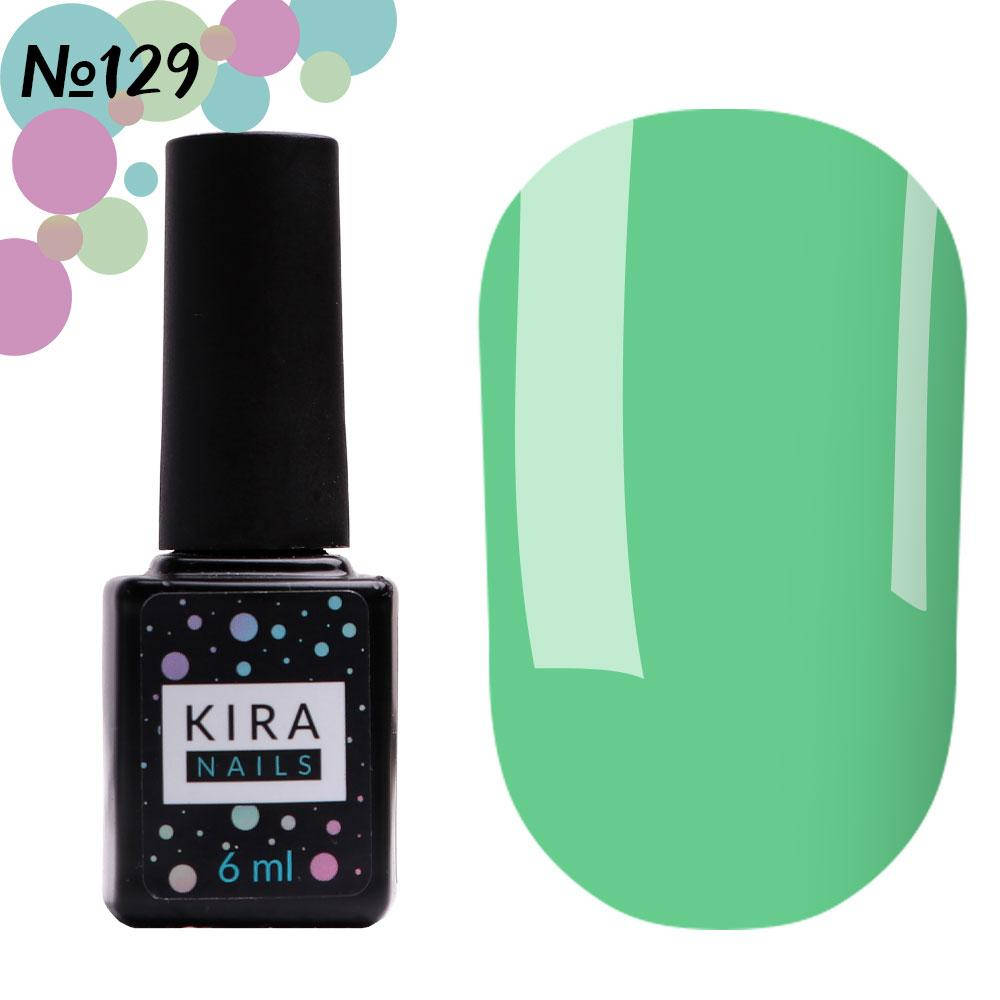 

Гель-лак Kira Nails №129, 6 мл (бирюзовый)