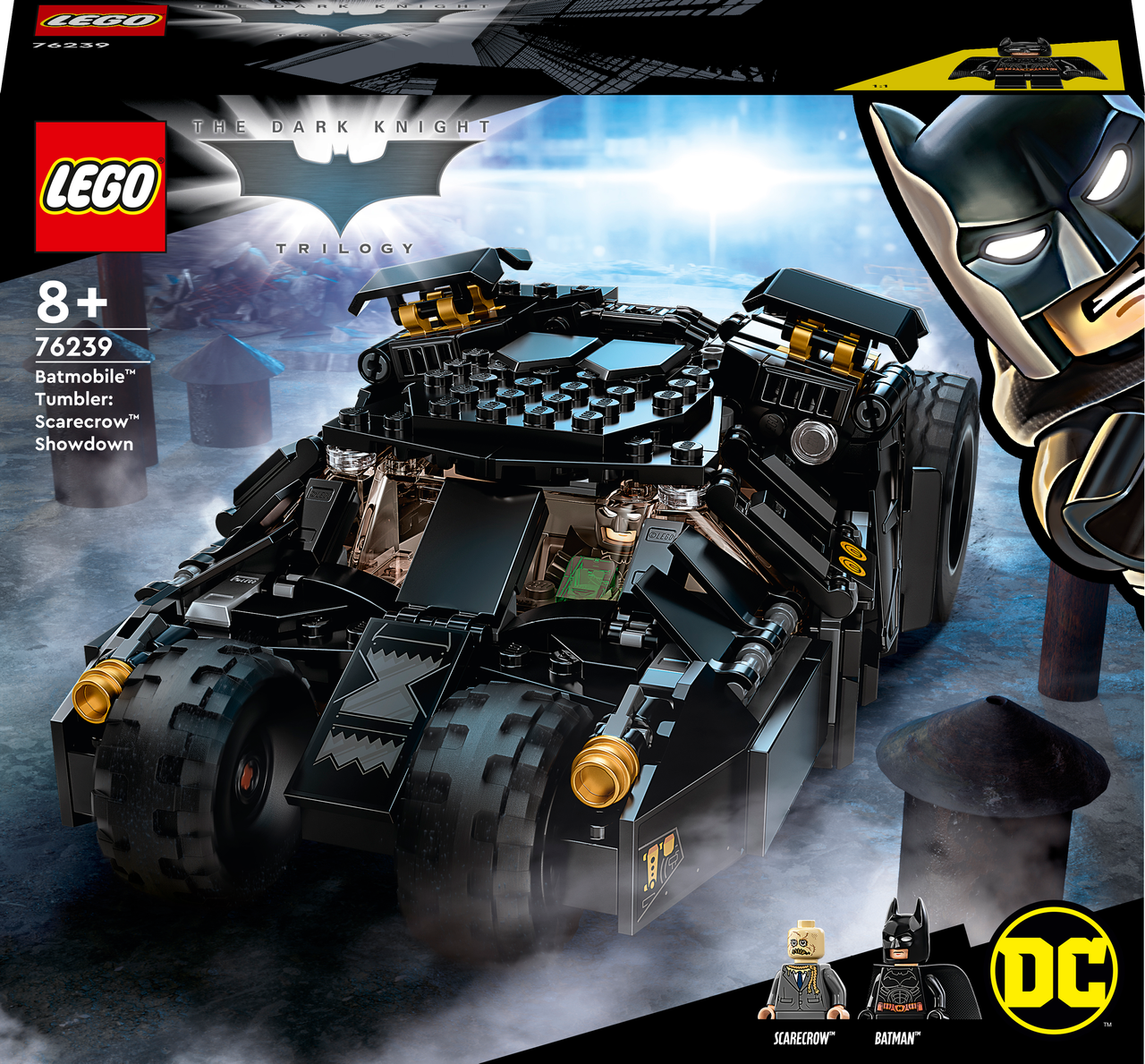 

LEGO Super Heroes DC Бэтмобиль «Тумблер»: схватка с Пугалом 422 детали (76239)