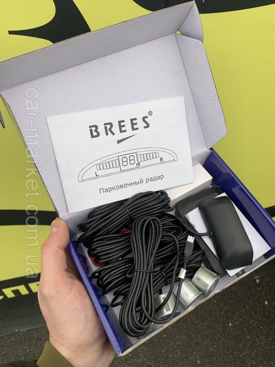 

Парктроник Brees H-004 (4 датчика) цвет серебро, Серый