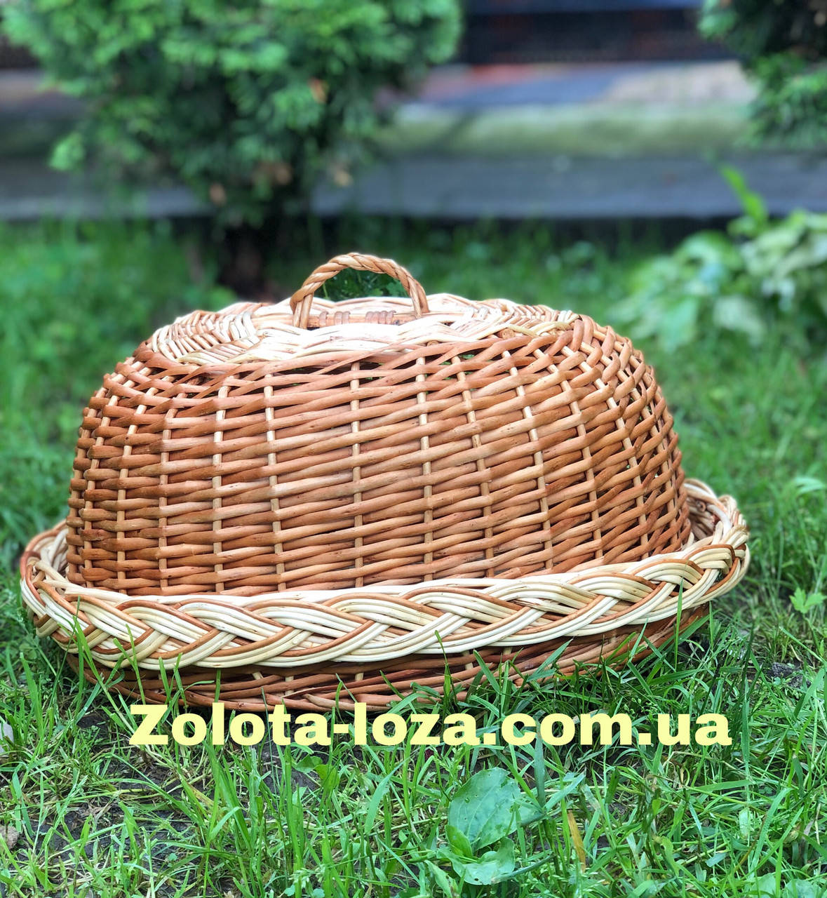

Плетеная корзина "Хлибушник» из лозы. Арт0055