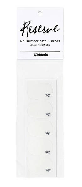 

Наклейки для мундштука D'ADDARIO Reserve Mouthpiece Patches (Clear)