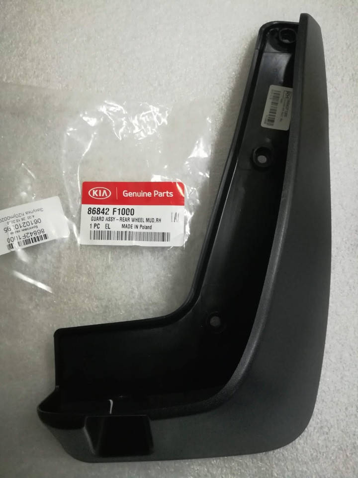 

Брызговик задний правый киа Спортейдж 4, KIA Sportage 2016-18 QLs, 86842f1000
