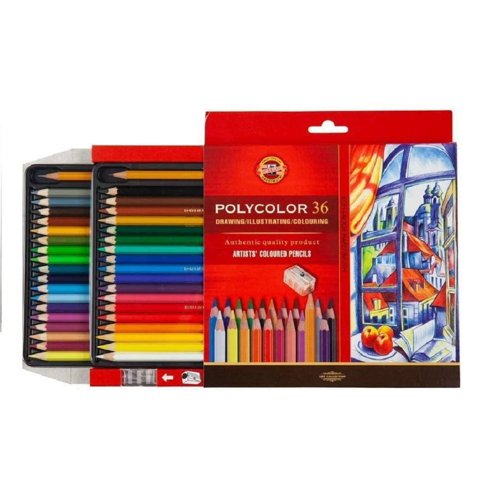 

Набір кольорових олівців "Polycolor", 36 кол., картон. упаковка, Koh-i-Noor