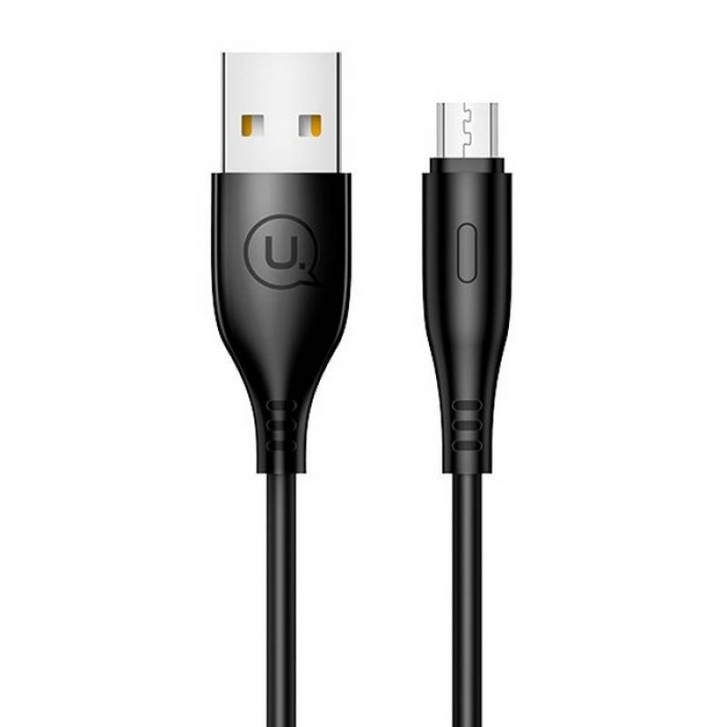 

Кабель синхронизации Usams MicroUSB 1m 2A черный (US-SJ268-BL)