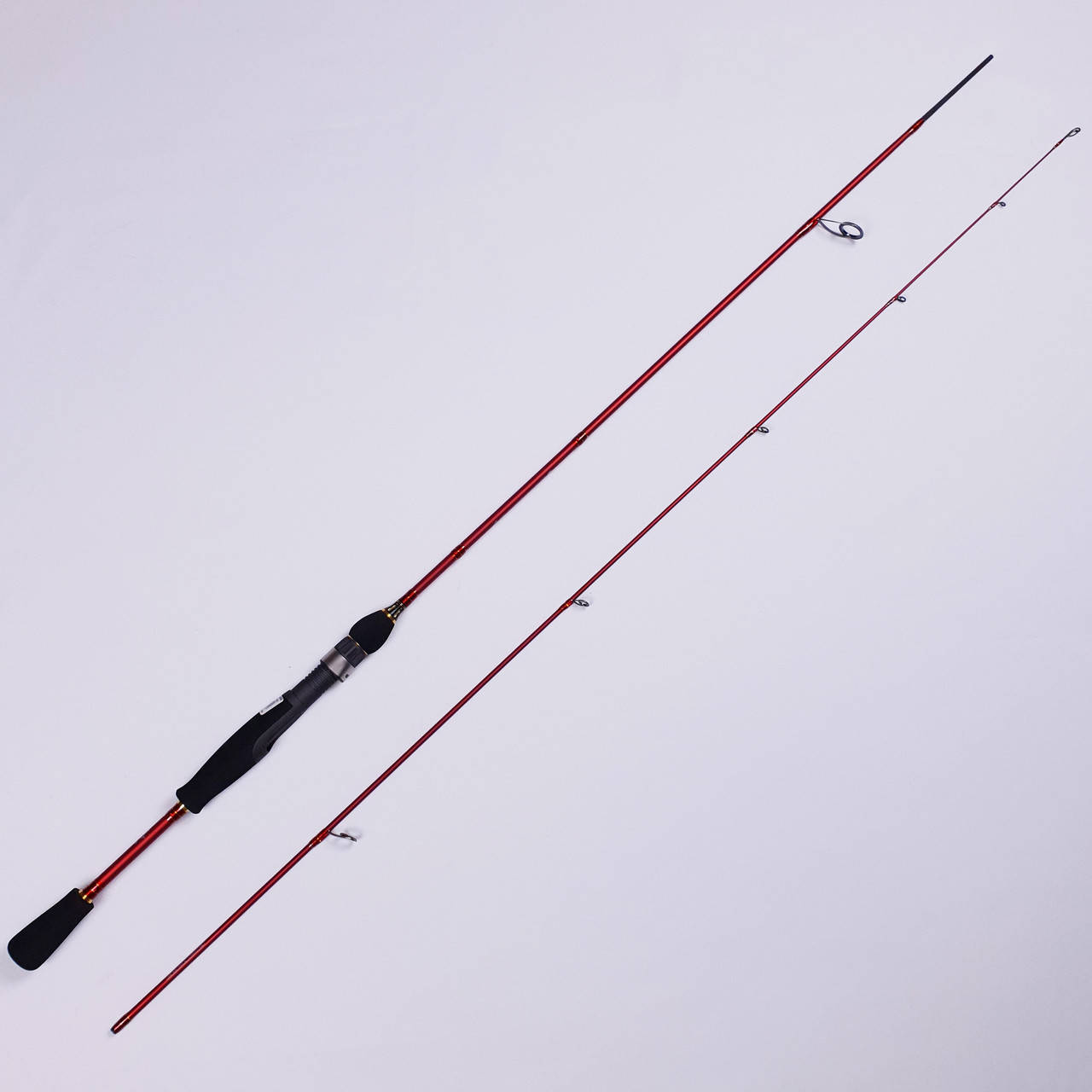 

Карбоновый лайтовый спиннинг на окуня Weida Micro 2-10г 2.1м, Красный