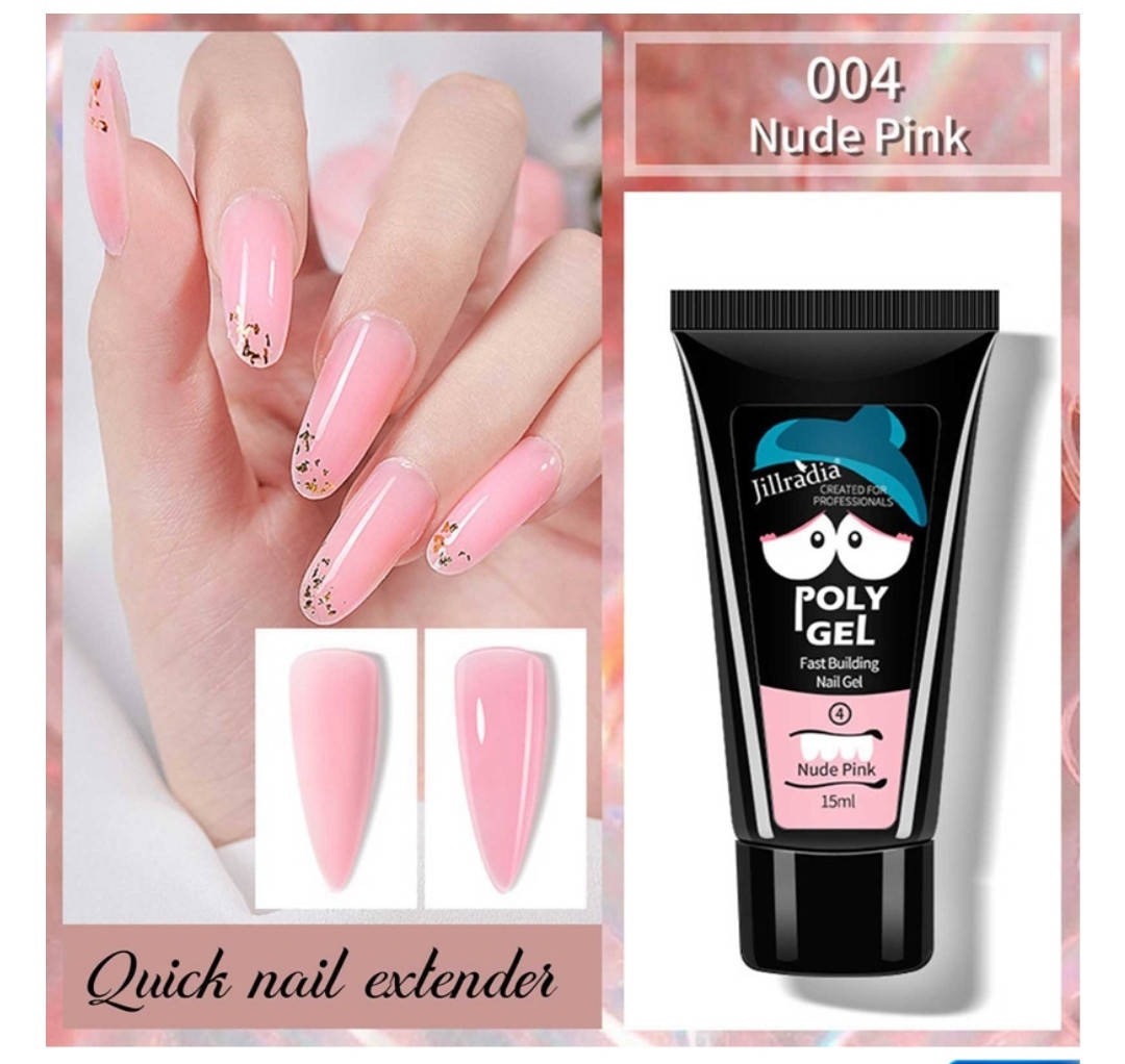 

Jillradia Полигель, Акрил гель, акригель для наращивания и укрепление ногтей 15мл. 04