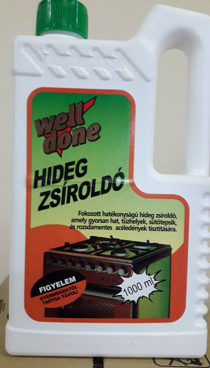 

Засіб для видалення жиру Well Done 1л запаска