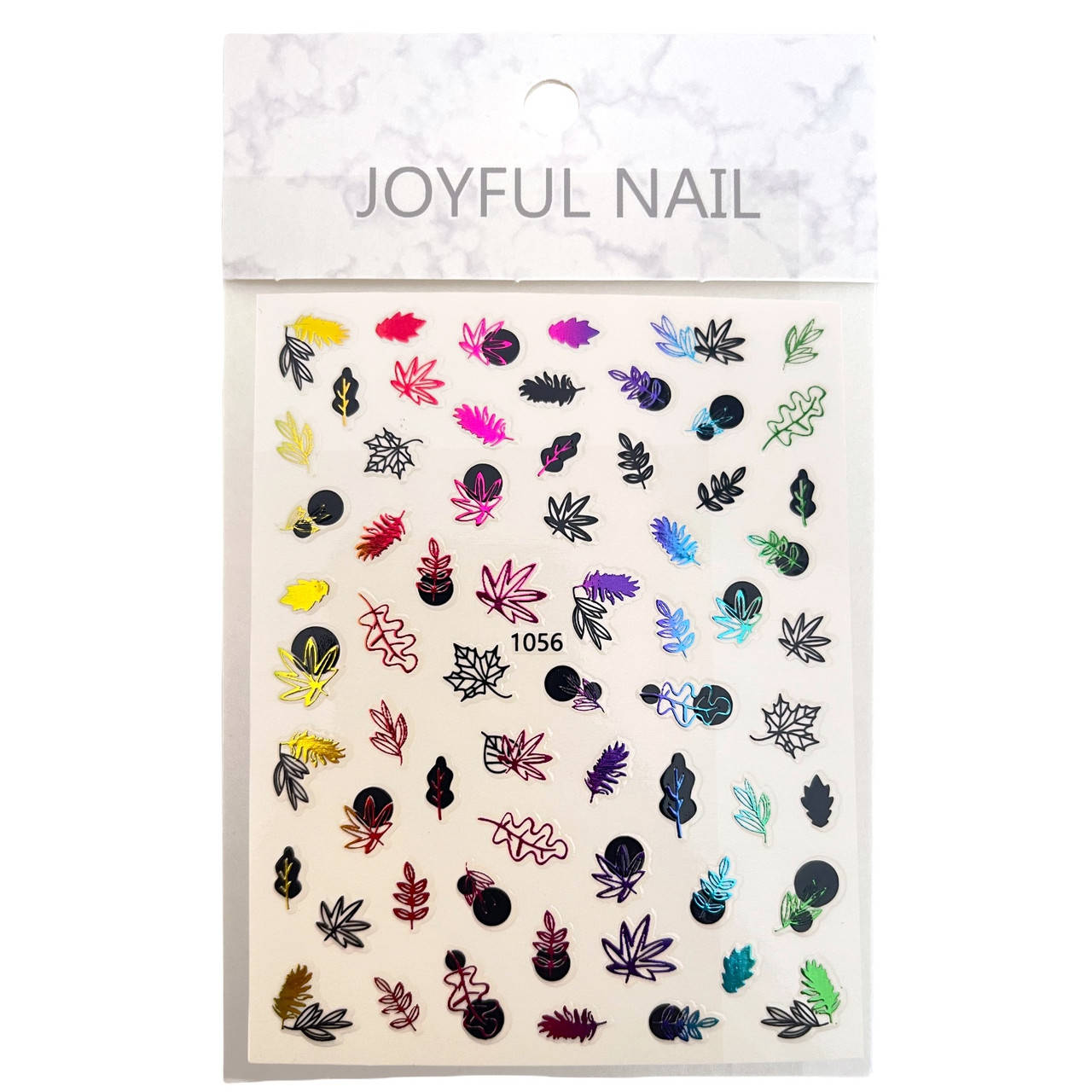 

Наклейки для ногтей - 3D стикеры JOYFUL NAIL для дизайна на клейкой основе №1056